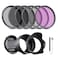 NEEWER 405mm ND Filter Pack and Lens Accessories ND2 ND4 ND8 UV FLD CPL Filter Kit with Lens Cap