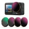 MINGVEN Action 5 Pro ND Filter Set CPL ND Filters Set for DJI Osmo Action 5 Action 4 Action 3 4 Pack CPL ND8 ND16 ND32