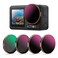 MINGVEN Action 5 Pro ND Filter Set CPL ND Filters Set for DJI Osmo Action 5 Action 4 Action 3 4 Pack CPL ND8 ND16 ND32