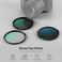 NEEWER 67mm UVCPLND Lens Filter Kit with Hard Shell Storage Case Multicoated Optical Glass Aluminum Alloy Frame UV Circular Polarizer CPL Neutral Density ND4 Filter for 67mm Camera Lens