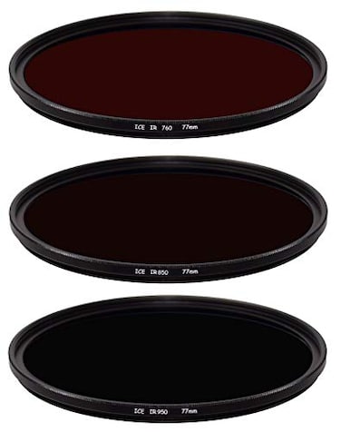 Desmond-ICE ICE Infrared 3 Filter Set 77mm IR 760 850 950 77 Optical Glass Slim