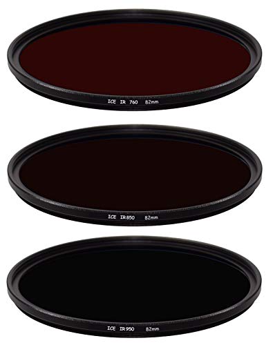 Desmond-ice Desmond-ice Ice Infrared 3 Filter Set 760 850 950 82 Optical Glass Slim IR760