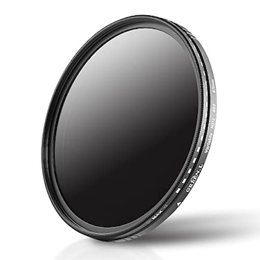 GREEN.L GREENL 49mm Variable ND Filter Ultra Slim ND2 to ND400 19 Stops Adjustable Neutral Density Filter for Camera Lens