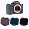 Kase 3 in 1 Clipin ND Filter Kit ND8 ND64 ND1000 Neutral Density Filters for Sony EMount Full Frame Camera A7RV A7RIV A7RIII A7III A7SIII A7C FX3