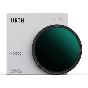 Urth 67mm ND1000 10 Stop Lens Filter Plus 20Layer NanoCoated UltraSlim Neutral Density Camera Lens Exposure Filter