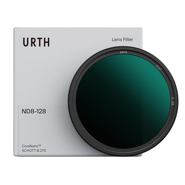 Urth 82mm ND8128 Variable ND Lens Filter Plus 37 Stop Range HD Optical Glass 20Layer NanoCoated Neutral Density Filter for Cameras