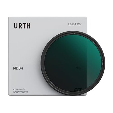 Urth 82mm ND64 6 Stop Lens Filter Plus 20Layer NanoCoated HD Optical Glass Neutral Density Camera Lens Exposure Filter