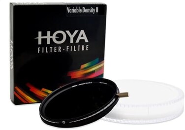 Hoya 52mm Variable ND Filter II 15 to 9 Stops ND3400 Density Camera Lens Filter MultiCoated Optical Glass Thin Frame Minimizes Vignetting with Knob for Smooth Rotation Accepts 55mm Cap