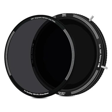 HY HY RevoRing 67 72 77 82mm Variable ND Filter ND3ND1000 Polarizing Filter and ND16 Magnetic Filter 4 Stop Fixed ND Filter for Lanscape Photography Videography