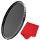 Breakthrough Photography 58mm X2 10Stop Fixed ND Filter for Camera Lenses Neutral Density Professional Photography Filter MRC8 HK9L Glass Nanotec UltraSlim WeatherSealed