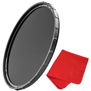 Breakthrough Photography 58mm X2 10Stop Fixed ND Filter for Camera Lenses Neutral Density Professional Photography Filter MRC8 HK9L Glass Nanotec UltraSlim WeatherSealed