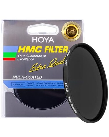 Hoya ND8X Screwin Neutral Density Camera Lens Filter 55mm ND filter 3Stop Light Reduction MultiCoated Control Shutter Speed Depth Ideal for Waterfalls Clouds Bright Light Photography