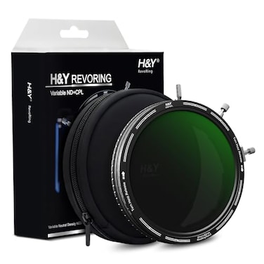 HY HY RevoRing Mark II 6782mm Adjustable MultiFit VND CPL Filter 3in1 Variable ND31000 Polarizer RapidSwitch for 67mm 72mm 77mm 82mm Lenses 22Layer Nano German Optics UltraWide Clarity