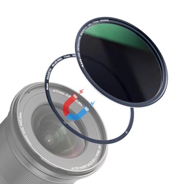 Kase 82mm Wolverine Magnetic CPL Filter with 82mm Lens Adapter Ring for Camera LensShockproof Tempered Optical Glass HD Multi Coated Circular Polarizer Filter