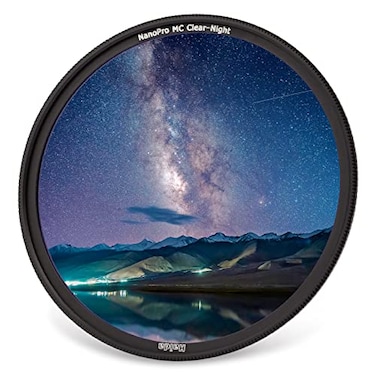 Haida Light Pollution Filter ClearNight NanoPro Filter Optical Glass Enhances Visibility Artificial Light Sources Reduction for SkyStar 55mm