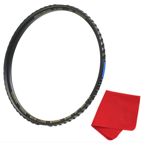 Breakthrough Photography Breakthrough Photography Breakthrough Photography Filter For Camera Lenses Protection Photography Filter With Lens Cloth MRC16 Schott B270 Nano Coatings Ultraslim Weathersealed
