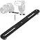 ChromLives 14 Dual Camera Mount Flash Bracket Extension Bar 106 Straight Flash Bracket Tripod Mount Bracket for DSLR Camera LED Light Flash Light Microphone and More
