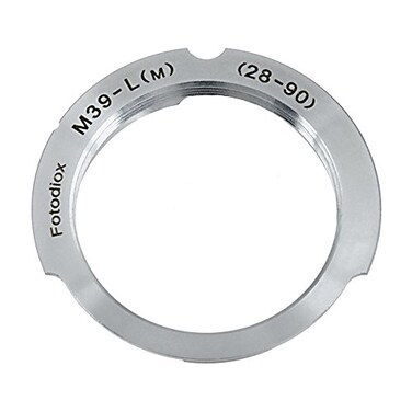 Fotodiox Lens Mount Adapter M39 39MM x1 Thread Leica Screw Mount Lens to Leica M Adapter with 28mm90mm Frame Line