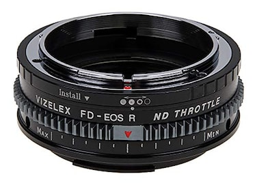Fotodiox Vizelex CINE ND Throttle Lens Adapter Compatible with Canon FD Lenses on Canon RFMount Cameras