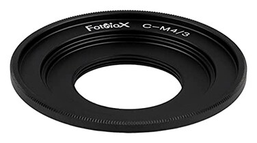 Fotodiox Lens Mount Adapter Compatible with CMount CCTVCine Lenses on Micro Four Thirds Mount Cameras