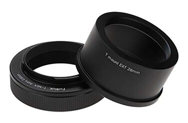 Fotodiox Lens Adapter Astro Edition Compatible with TMount TT2 Screw Mount Telescopes to Sony Alpha EMount Cameras for Astronomy T2ASnyE