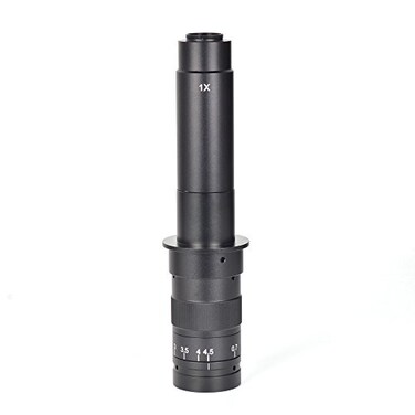 HAYEAR Monocular Max 300x Zoom CMount Glass Lens Adapter FIndustry Digital Microscope Camera Objective