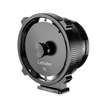 Letrater PL Lens Mount Adapter PL to Sony ENEX Mount Cameras A7S3FS75FX9 A7R4R3a SeriesNex Series Black