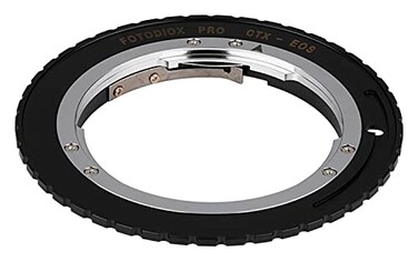 Fotodiox Pro Lens Mount Adapter Compatible with ContaxYashica CY SLR Lenses to Canon EOS EF EFS Mount DSLR Cameras