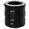 Fotodiox Macro Extension Tube Set Compatible with Nikon F Mount Cameras for Extreme Closeup Photography