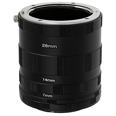Fotodiox Macro Extension Tube Set Compatible with Nikon F Mount Cameras for Extreme Closeup Photography