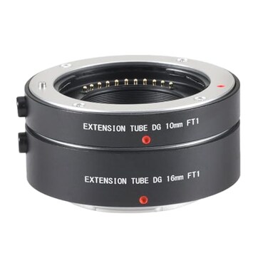 FOTGA Auto Focus Macro Extension Tube 10mm16mm Set for Olympus Panasonic Micro Four Thirds M43 MFT Mount GH34 GH5 GH5s GH6 EPM1 EPM2 EPL1 EPL23 EPL78910 PENF EM10 Mark II III DSLR Camera