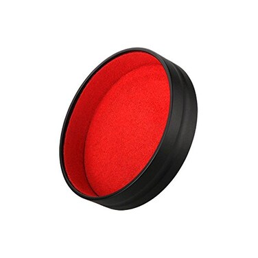 YEWOOP LQQ2C Metal Lens Cap Compatible with Leica Q Typ 116 Q2 Q3 Camera Black Front Lens Cover Insider Red Flannel