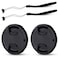 JJC 2Pack 55mm Front Lens Cap Cover with Cap Keeper for Nikon D3500 D3400 D5600 D7500 with AFP 1855mm Kit Lens Other Lenses with 55mm Filter Thread Not for AFSEFS 1855mm Lenses
