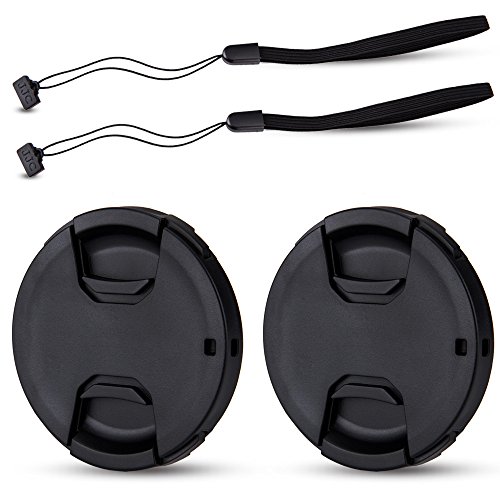 جيه جيه سي Jjc 2pack Front Lens Cap Cover With Cap Keeper