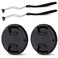 JJC 2Pack 86mm Center Pinch Front Lens Cap Cover with Elastic Lens Cap Keeper for Camera Lenses with 86mm Filter Thread from Sigma Tamron Canon Nikon Sony and More