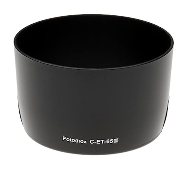 Fotodiox Lens Hood Replacement for ET65III Compatible with EF 85mm f18 and Other Telephoto Lenses