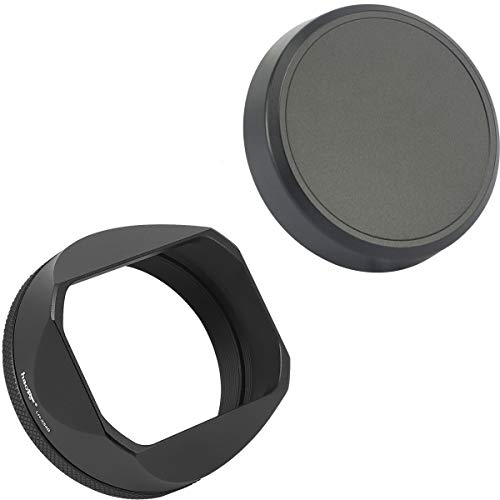 haoge Haoge Square Metal Lens Hood Shade For Fuji X100vi Fujifilm Finepix X100v X100f
