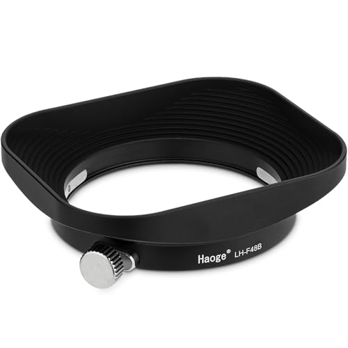 haoge Haoge Square Metal Lens Hood Shade For Olympus M Zuiko Digital F1 8