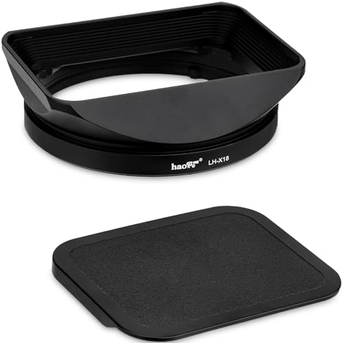 haoge Haoge LHX18 Bayonet Square Metal Lens Hood Shade With Cap