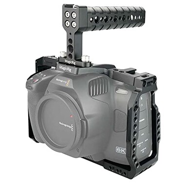 MAGICRIG BMPCC 6K Pro Cage with Top Handle Only for Blackmagic Design Pocket Cinema Camera 6K Pro 6K G2