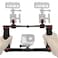 Pmsanzay Aluminium Alloy Underwater Video Light Stabilizer Tray Dive Light Stand Tray with Two Aluminum Alloy 1 Ball Handle for Action Camera and Any Other Camera with 14 inch Screw Hole