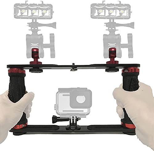 أوكسفوم Auxphome Aluminium Alloy Underwater Handheld Support Stabilizer Holder Tray