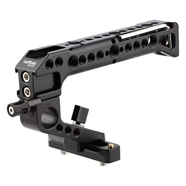 LEFTFOTO Camera Cage Top Handle NATO Rail Standard with 7mm NATO Rail for DLSR Camera CageAntiOff and Quick Release Design
