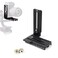 EaxanPic Aluminum L Bracket Vertical Horizontal Switching Quick Release Plate for Zhiyun WeebillS Crane 23 Gimbal Stabilizer Tripod Monopod and SLRs