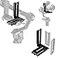 EaxanPic Aluminum L Bracket Vertical Horizontal Switching Quick Release Plate for DJI Ronin RS2 RSC2 Zhiyun WeebillS Gimbal Stabilizer Tripod Monopod and SLRs
