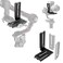 EaxanPic Aluminum L Bracket Vertical Horizontal Switching Quick Release Plate for DJI Ronin RS2 RSC2 Zhiyun WeebillS Gimbal Stabilizer Tripod Monopod and SLRs