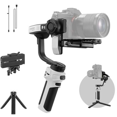 ZHIYUN CINEPEER WEEBILL 3E Mirrorless Gimbal Lightweight Stabilizer Up to 3kg66lbs Payload 3Axis Camera Gimbal for CanonSonyPanasonicNikon Bluetooth Shutter Control Native Vertical Shooting