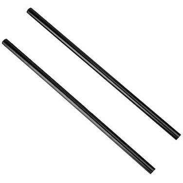 NICEYRIG 15mm Rod 16 Inch 40CM Long for Shoulder Rig Rod Support System Black Aluminum Alloy Pack of 2171