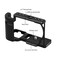NICEYRIG Cage for Sony ZVE10 Vlog Vlogging Camera with Aluminum Handle Grip 469