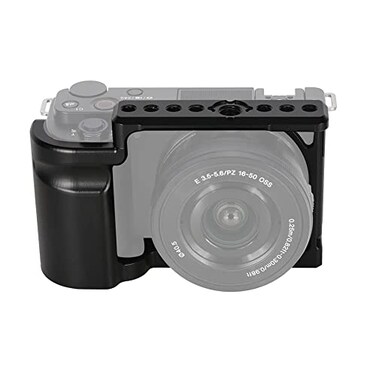 NICEYRIG Cage for Sony ZVE10 Vlog Vlogging Camera with Aluminum Handle Grip 469